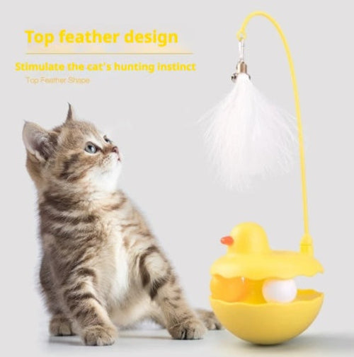 Lightweight Resin Interactive Kitten Toy