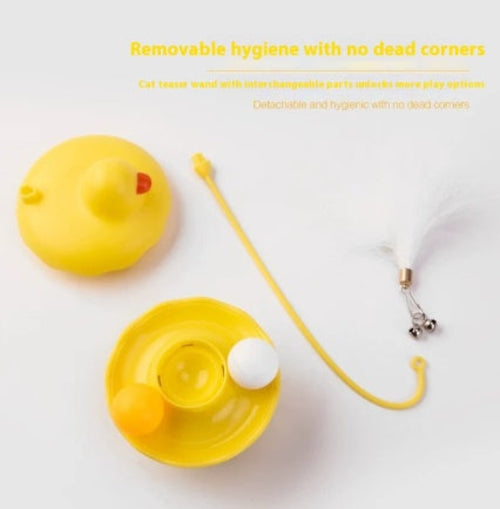 Lightweight Resin Interactive Kitten Toy