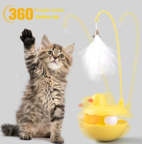 Lightweight Resin Interactive Kitten Toy