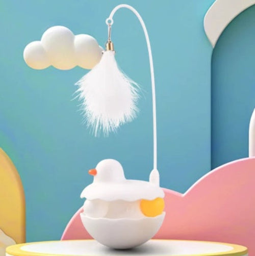 Lightweight Resin Interactive Kitten Toy