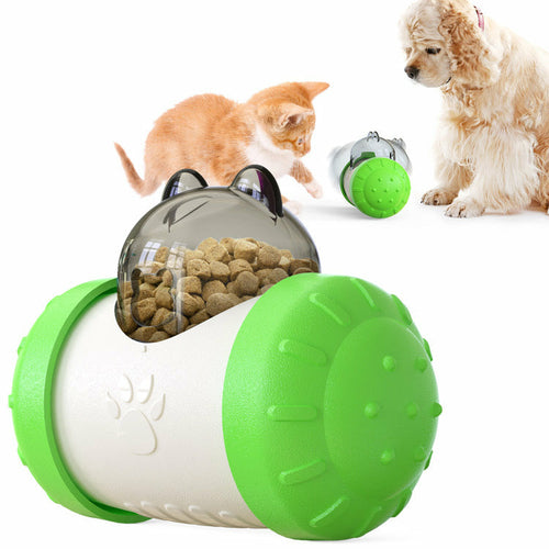 Interactive Leaking Food Ball Toy for Cats & Dogs