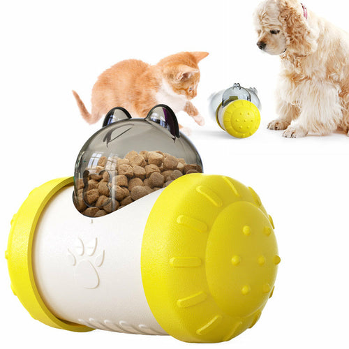 Interactive Leaking Food Ball Toy for Cats & Dogs