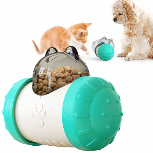 Interactive Leaking Food Ball Toy for Cats & Dogs