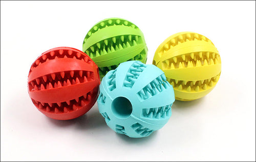 Chew & Feeder Ball Toy for Cats & Dogs