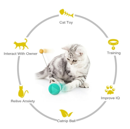 Tumbler Swinging Ball Cat Toy