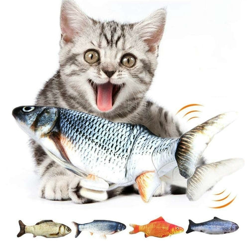 Electric Flipping Fish Cat Toy